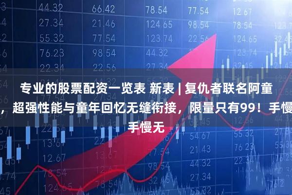 专业的股票配资一览表 新表 | 复仇者联名阿童木，超强性能与童年回忆无缝衔接，限量只有99！手慢无